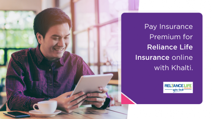 Reliance Life Insurance premium payment from Khalti