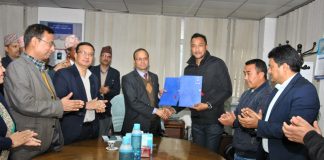 Khadka appointed brand ambassador of Nepal Telecom