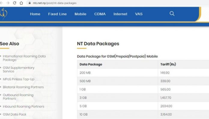 NT Data Packages