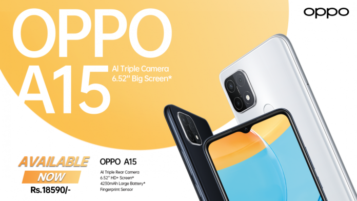 OPPO A15 Price
