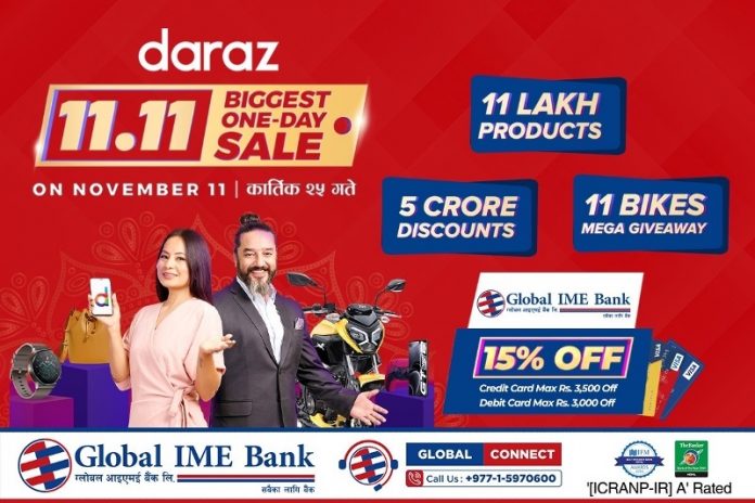 Global IME Bank partners with Daraz