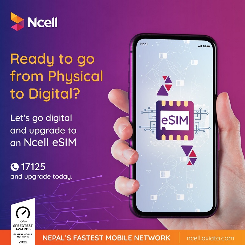 Ncell eSIM Activations in Nepal