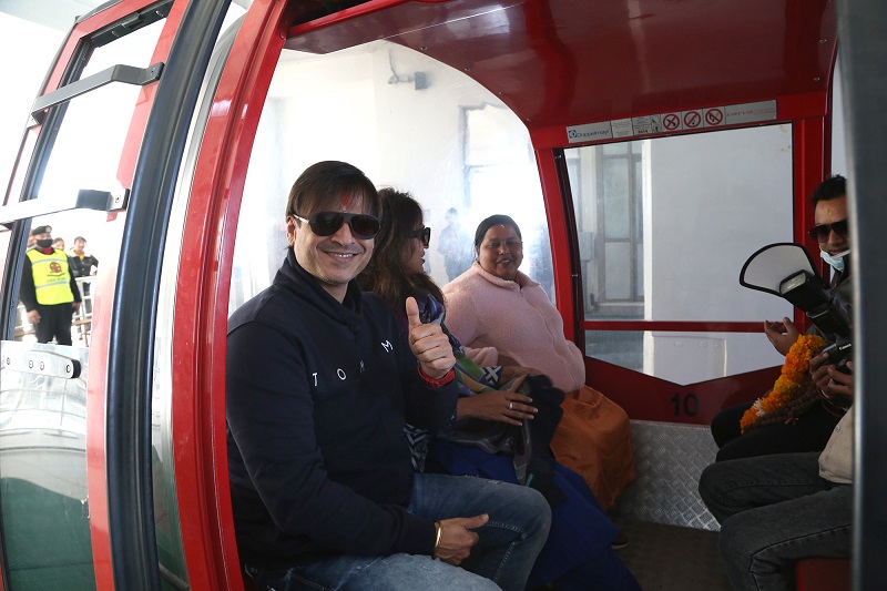 Vivek Oberoi Chandragiri Visit