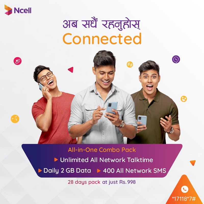 Ncell Brings Attractive Combo Packs in Nepali Customers