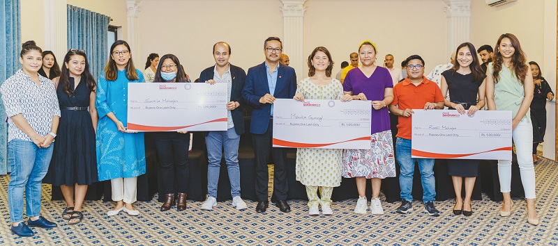 Saksham 2.0 Mentorship Program Champions Honored by Coca-Cola Nepal