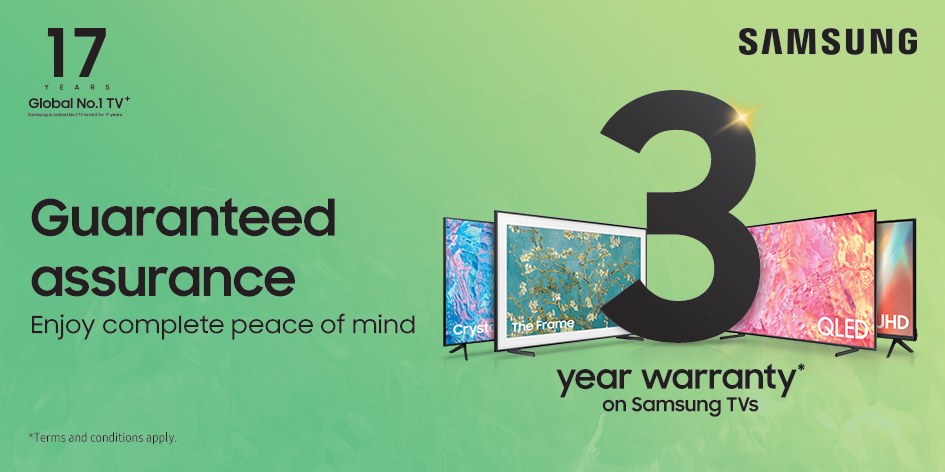 Samsung Nepal Offering 3 Years Complete Warranty on Purchase of All TV Ranges