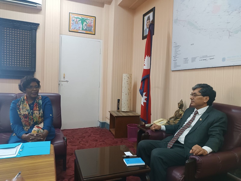 VP Commission Meets UNICEF Nepal Courtesy Meet