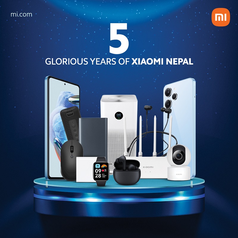 Xiaomi Celebrating Their 5th Anniversary in Nepal