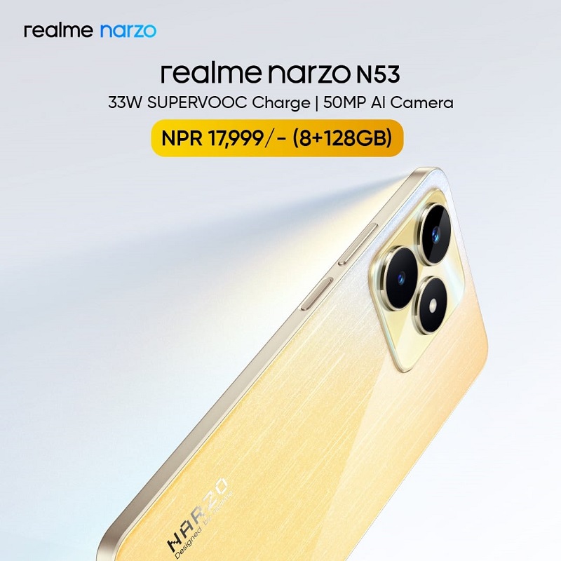 Realme Narzo N53 Stylish