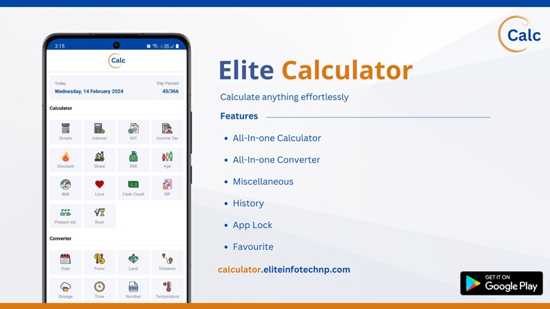 Elite Calc Mobile Apps