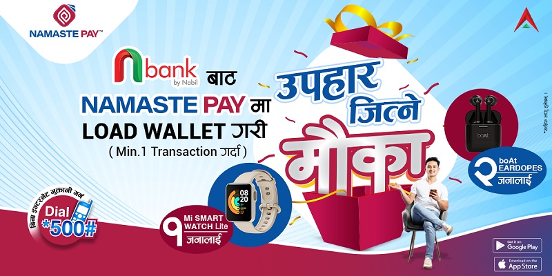 Namaste Pay via Nabil Bank