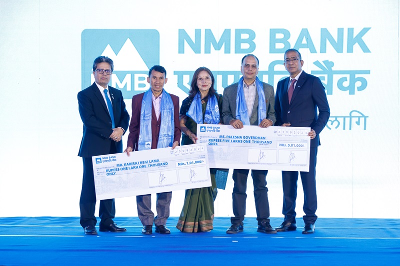 NMB Bank honors Palesha Goverdhan