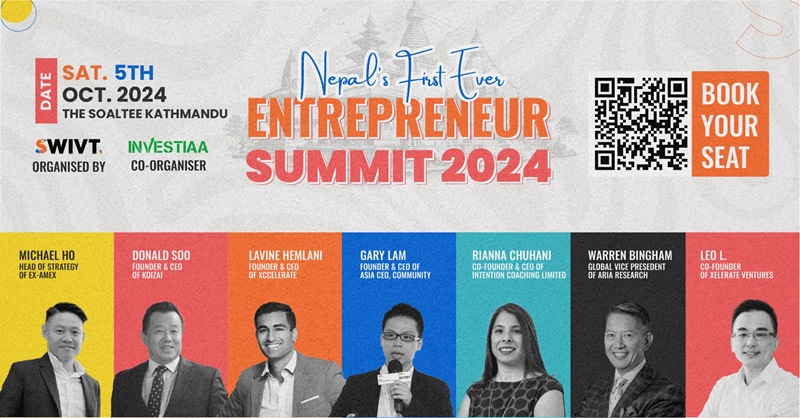 Swivt Investiaa Entrepreneur Summit Nepal