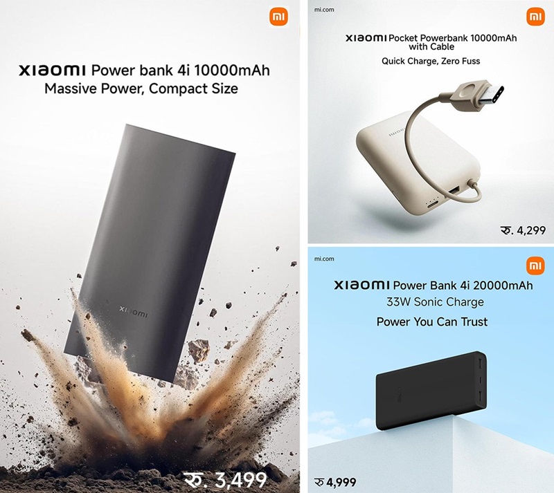 New Xiaomi Power Banks Nepal