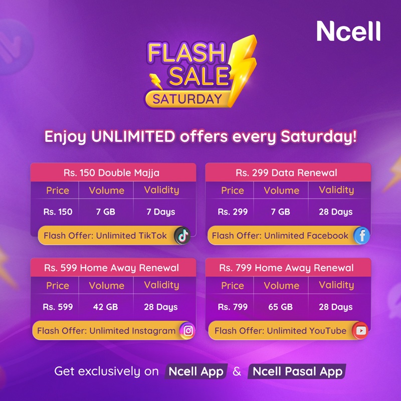 Ncell Flash Sales Data Nepal