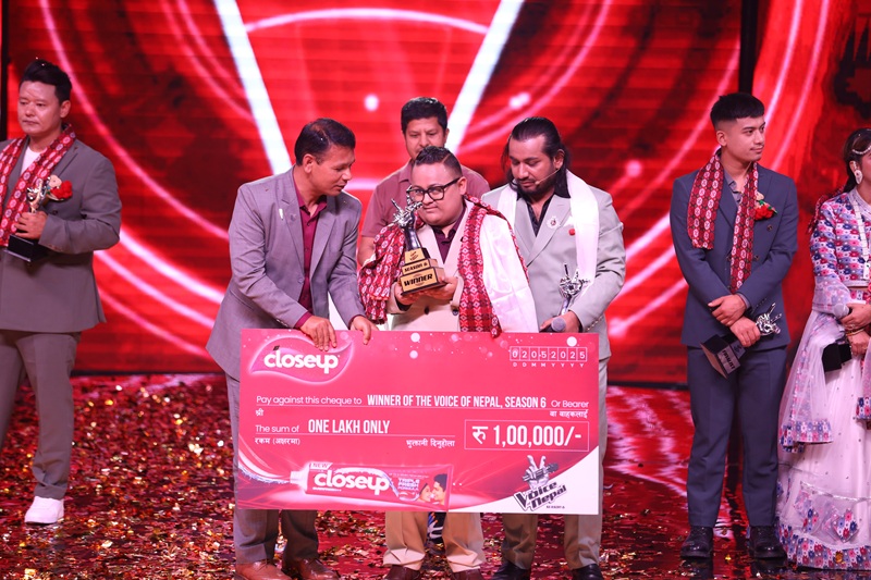 Proshesh Pandey Win Voice of Nepal