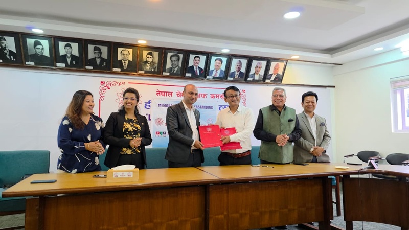 CAN Federation Sign Nepal Chamber of Commerce