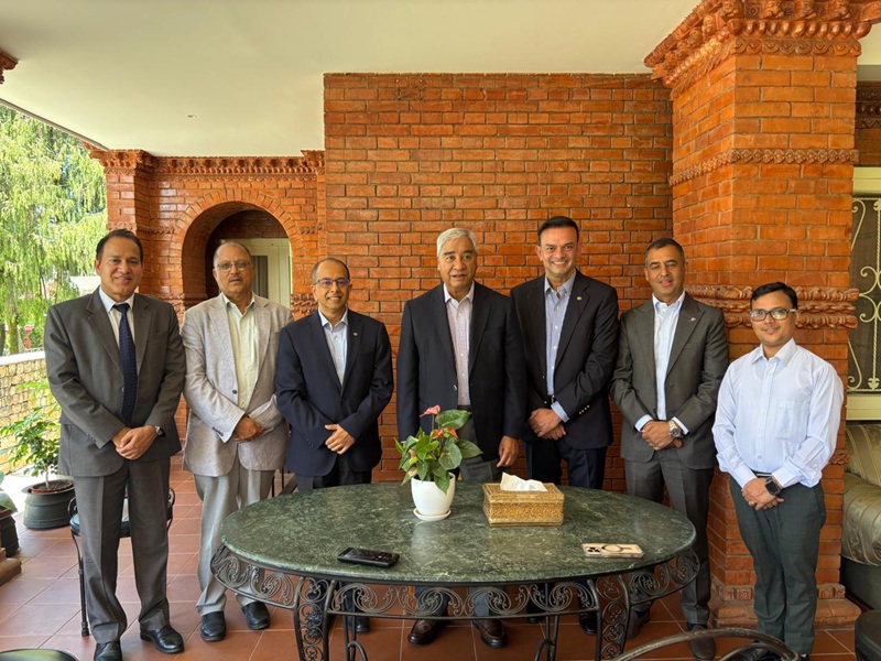 CNI Officials with Sher Bahadur