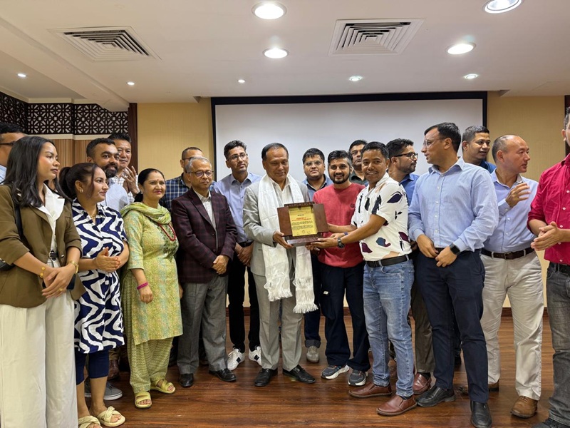 Kul Man Ghising Honoring Nepali Migrant Worker