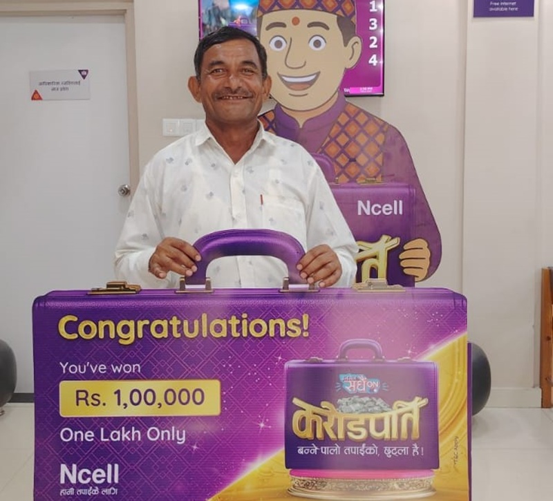 Ncell Sadhain On Crorepati Winners