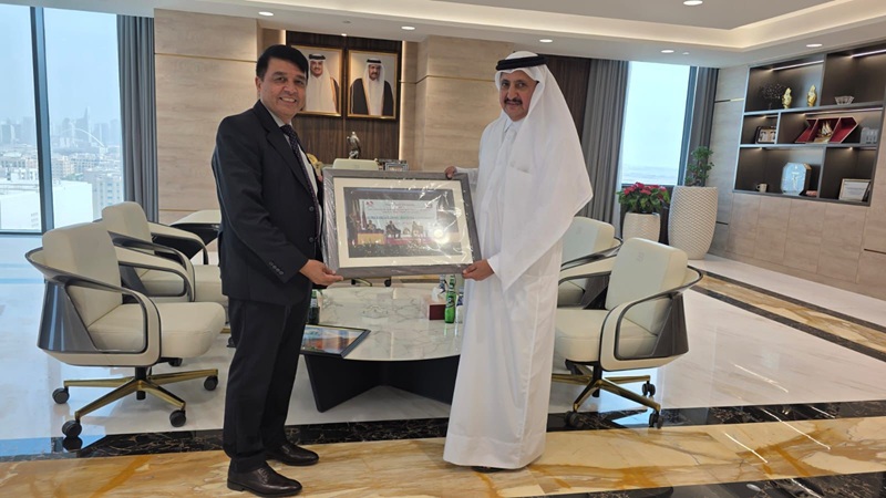 FNCCI President Meets Qatar Chamber Chairman 