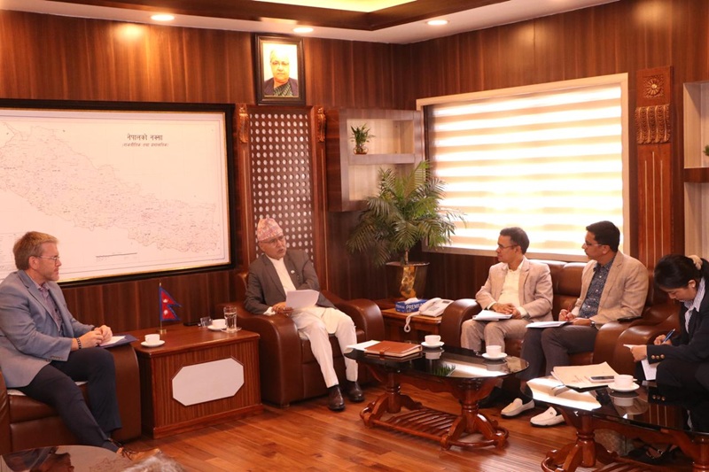 Finance Minister Khanal US Nepal Support