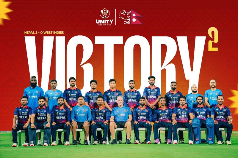 Nepal Defeat WestIndies 90 Runs