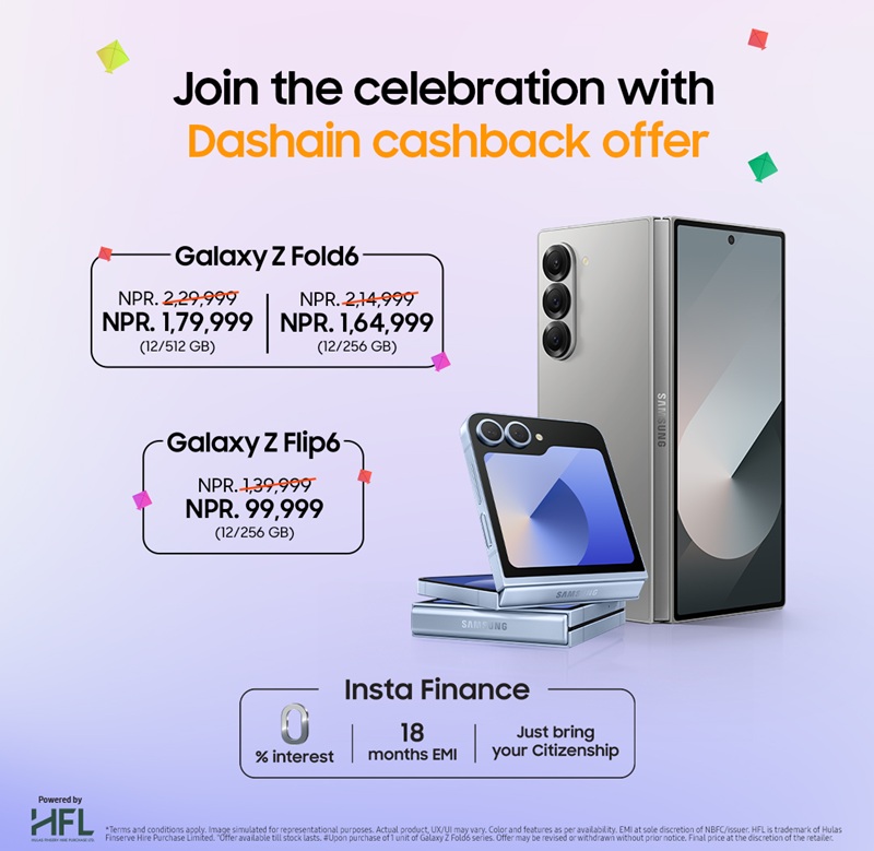 Samsung Galaxy Z Fold6 Dashain Offer