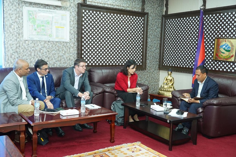 Energy Minister Ghising UNDP