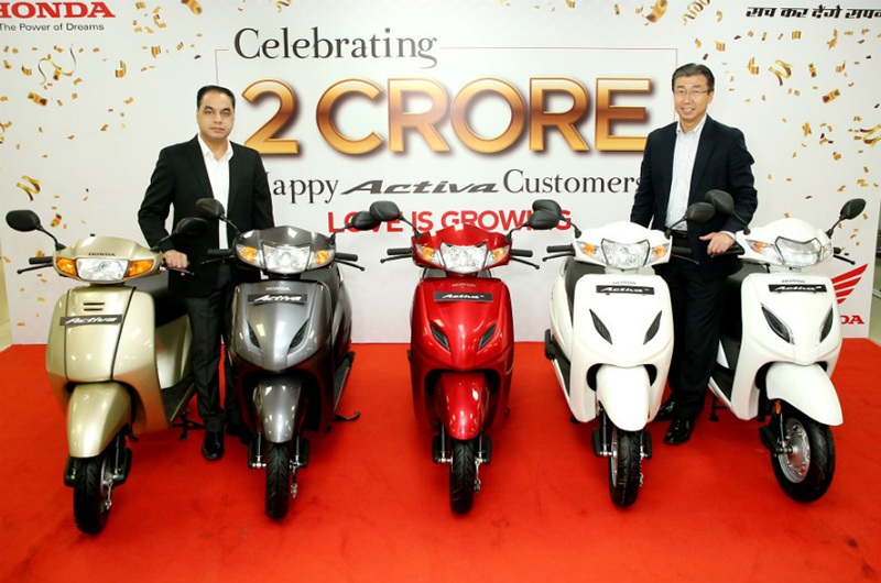 Honda Activa New Indian Sales Record Honda Activa New Indian Sales Records