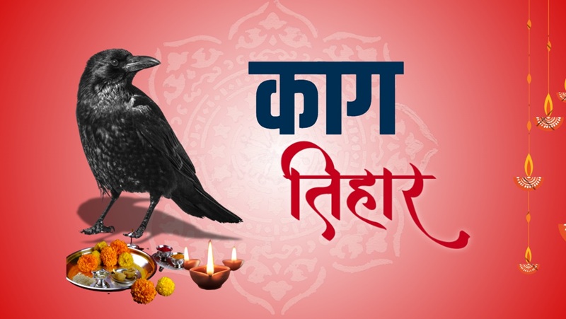 Kaag Tihar Honoring Crow