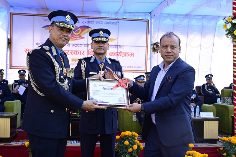 NRNA President Mahesh Shrestha Honor