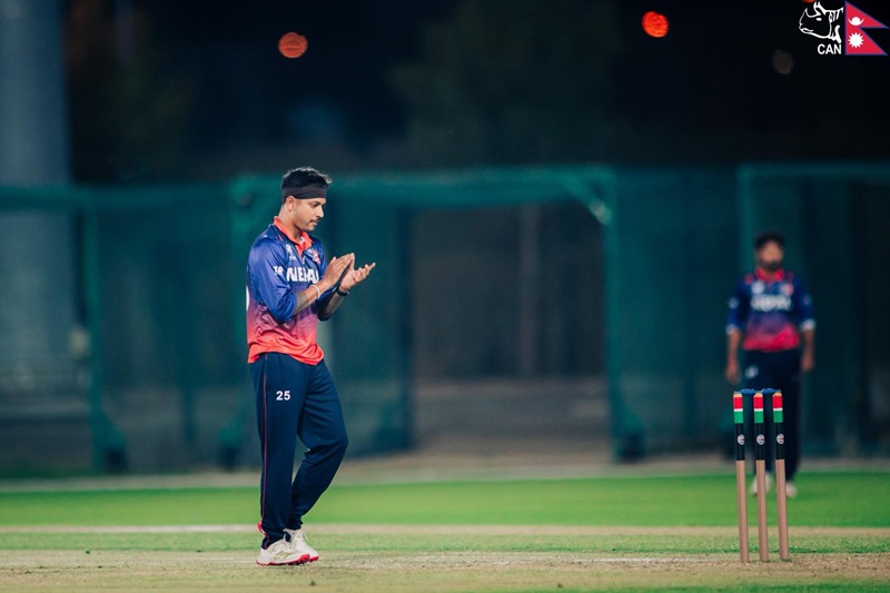 Nepal vs Qatar practice match