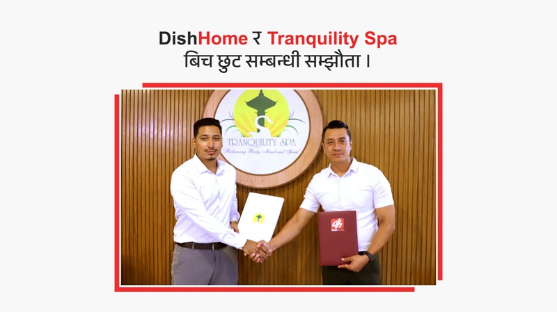 DishHome Tranquility Spa Partnership