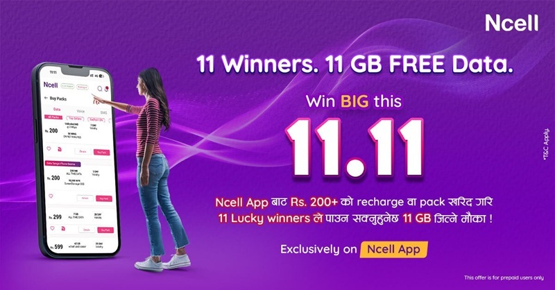 Ncell Free Data Offer