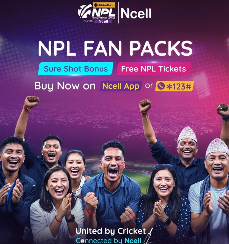 Ncell Launches 11 NPL Fan Pack