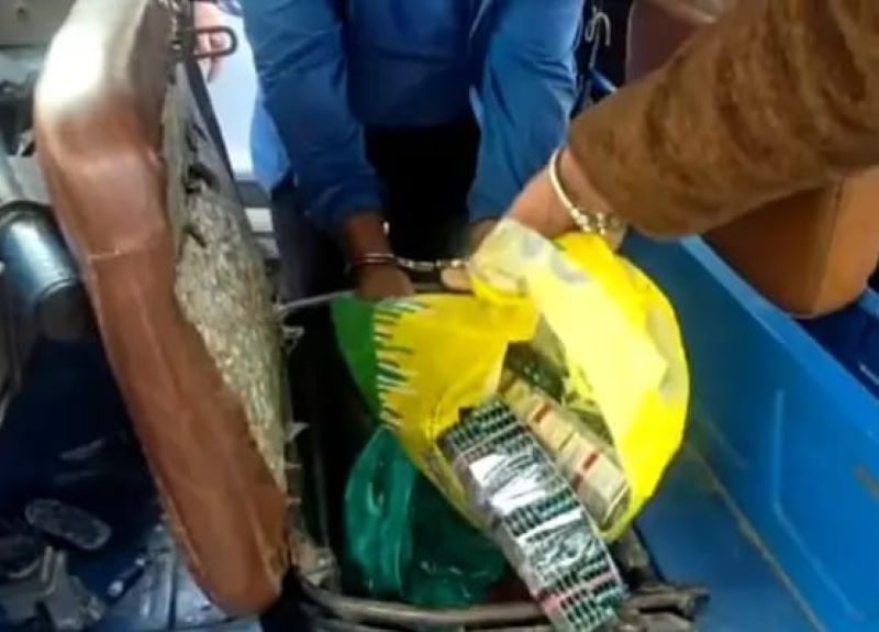 Driver Caught With Drugs