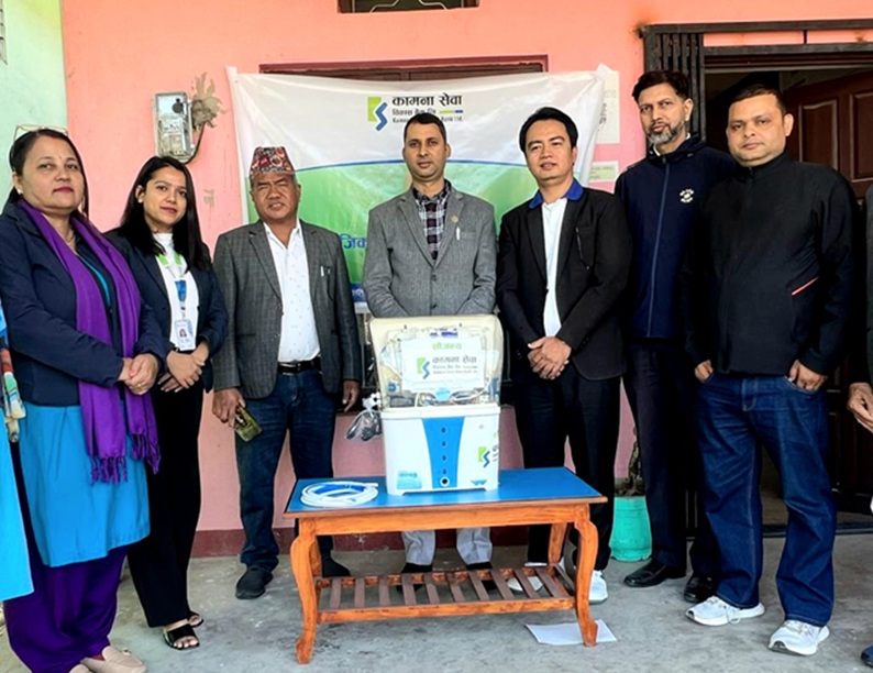 KSBB Provides Water Dispenser