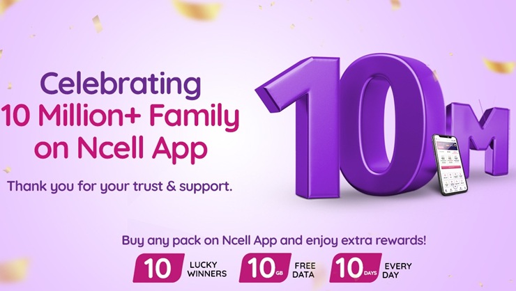 Ncell Apps Hits 10 Million Downloads 