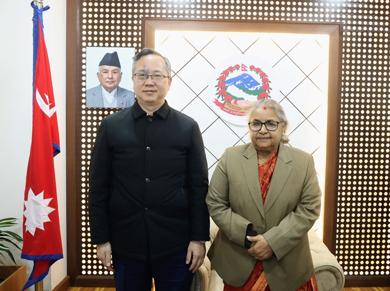 PM Karki Ambassador Meeting