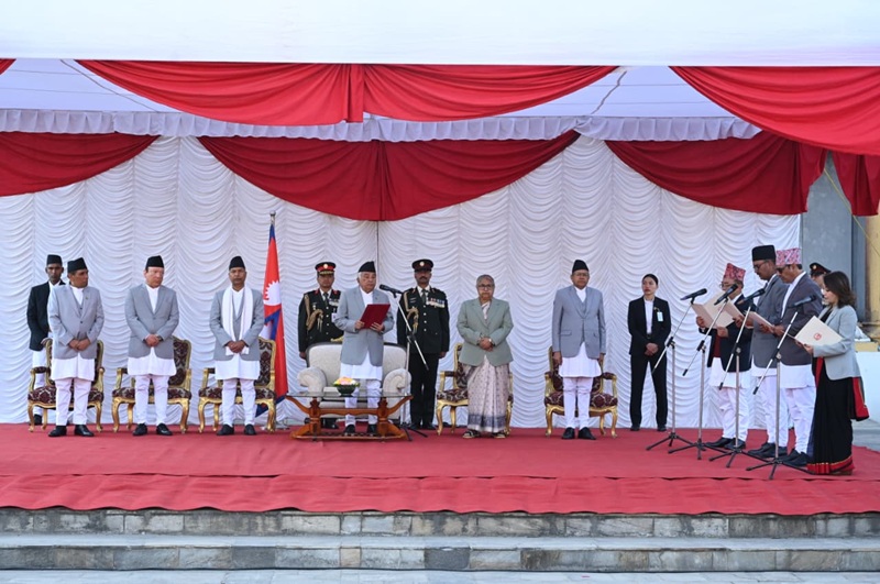 four new ministers oath