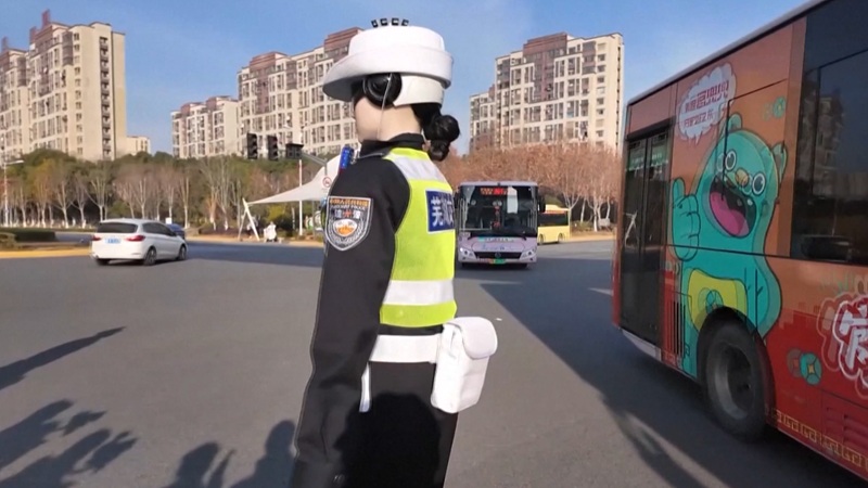 Robotic Traffic Officers China