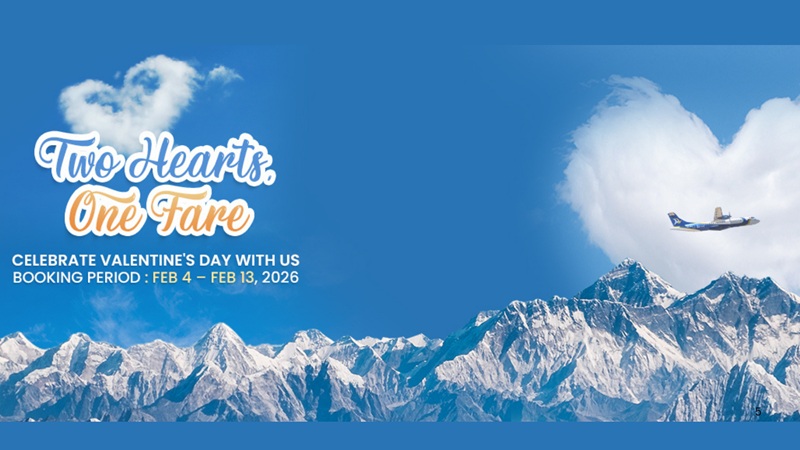 Buddha Air Valentine's Day Offer