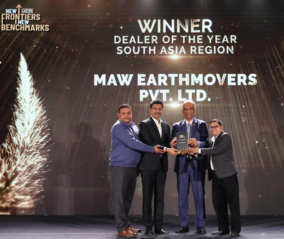MAW Earthmovers Wins Dealer Year