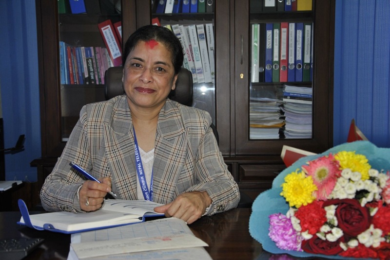 Nepal Telecom MD Reena