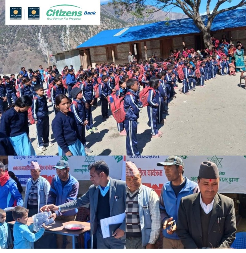 Citizens Bank Humla School Supports