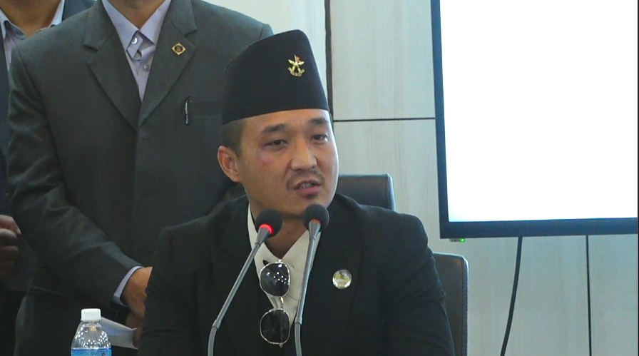 Home Minister Sudan Gurung