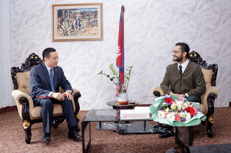 Education Minister China Ambassador