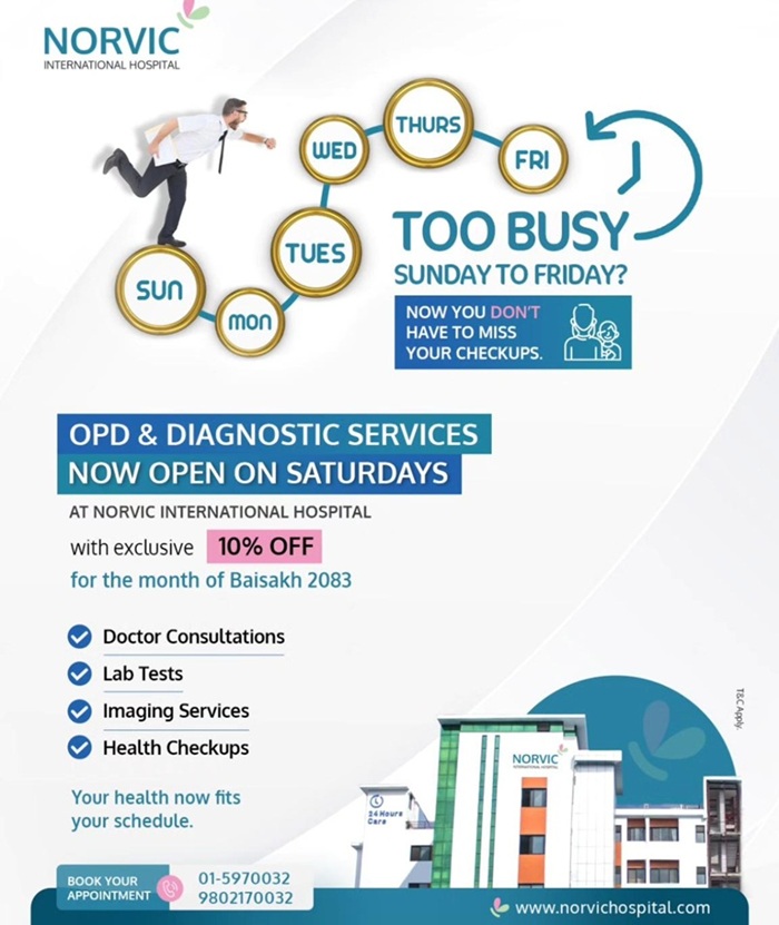 Norvic Hospital Seven Days Service