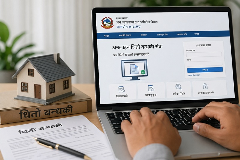 Online collateral mortgage system